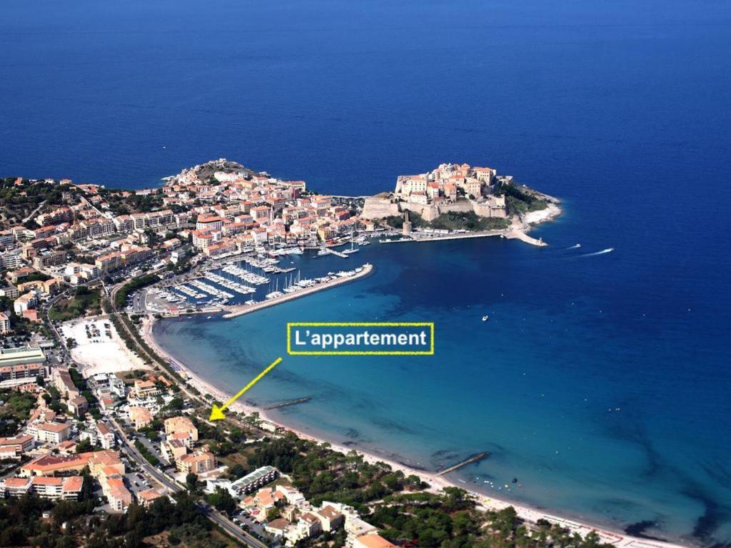 Appartement Ou Studio La Mer & La Plage A Vos Pieds Calvi Exterior foto